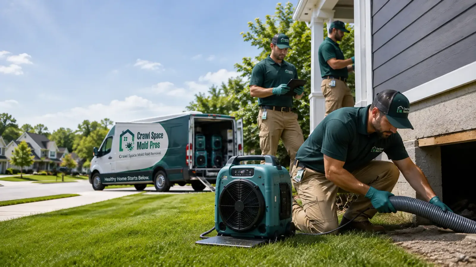 Crawl Space Mold Removal in Fenton, IA